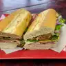 Club Sub — Lettuce, tomato, onion, cheese, mustard, mayo